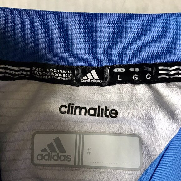 Adidas Climalite x UCLA Bruins Polo Shirt Men’s Size Large Blue Vented - Picture 5 of 7
